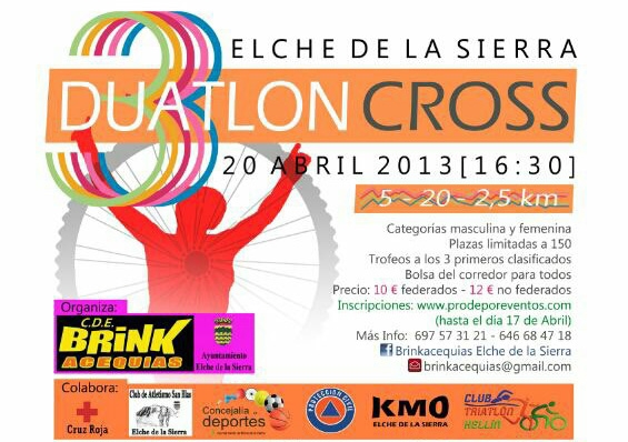  III Duatlon Cross Elche de la  Sierra  2013