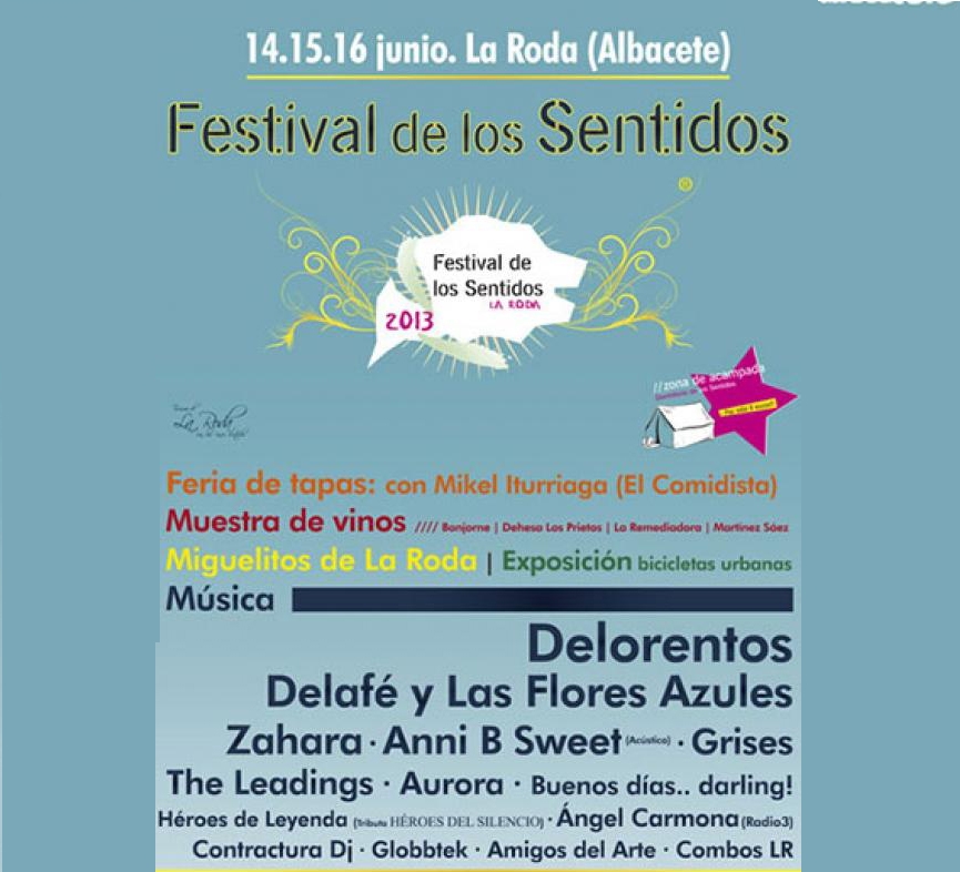 Festival de los Sentidos La Roda-2013.