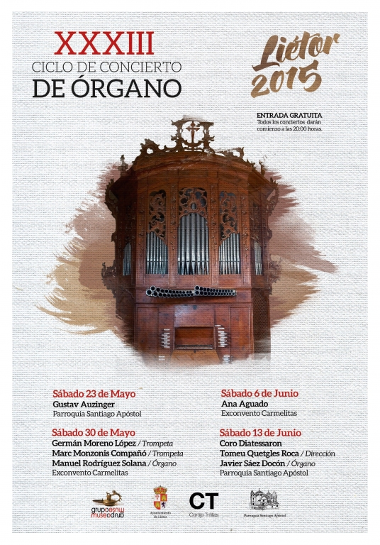 XXXIII CICLO DE CONCIERTO DE ÓRGANO de LIETOR- 2015