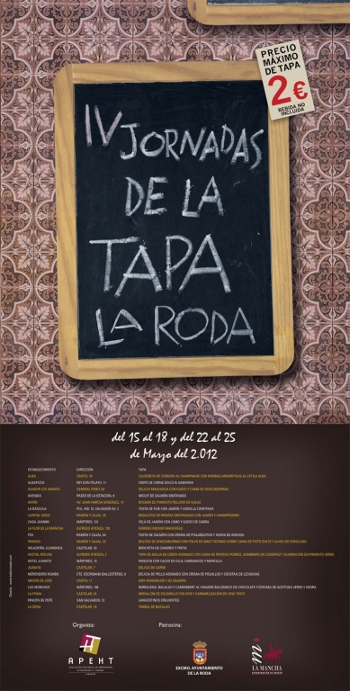 IV Jornadas de la Tapa de La Roda 2012