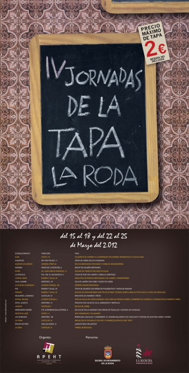 Winners of the 4th La Roda Tapas Fair