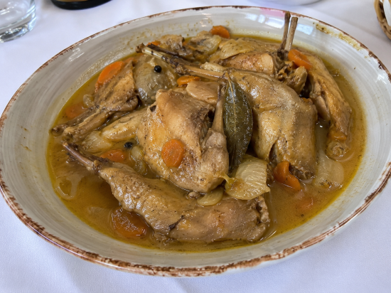 Perd&iacute;z en escabeche