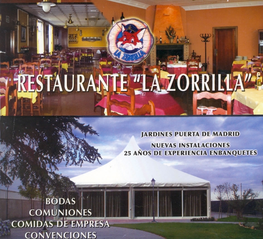 Restaurante Nueva Zorrilla y Jardines Puerta Madrid Restaurante La Zorrilla